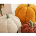 Miniatyrbilde 4 av 5: Halloween Gresskar Pledd Pude, Fylt Gresskar Myk Plysj Leke Sofa Pude Myk Gresskar Pledd Dekorasjon (Gul)
