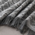 Miniatyrbild 2 av 5: Soffa filt vändbar mångsidig soffa filt gosig filt överkast för soffa, fåtölj och enkelsäng - 180 x 300 cm white+grey 180*300cm