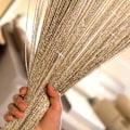 Miniatyrbild 2 av 5: Dew Drop Gold String Gardinpanel - 100x 200 cm - Vattenfallseffekt - Glittertråd Partition Divider - Heminredningstillbehör Champagne