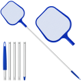 Miniatyrbillede 1 af 5: Landing net pool, 120 cm lang dam landingsnet med teleskopstang, fint net - til dam, alger & Bestway pool, alger landingsnet nylon net