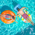 Miniatyrbillede 4 af 5: Oppustelig Pool Madras, Voksen Pool Flyder, Oppustelig Vand Hængekøje, Oppustelig Svømmering, Oppustelig Pool Flyder, Strandbold, Strandbold