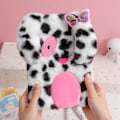 Miniatyrbillede 4 af 5: Plettet hundeplanlægger Fluffy Journal Notebook Hund hemmelig notesblok sød tegneserie hvalpeskrivebogsdagbog dagsorden
