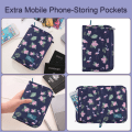 Pikkukuva 4 / 5: Matkailu Passi Lompakko, Perheen Passipidike Dokumentti Järjestäjä - Flamingo Painettu Flamingo Printed
