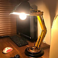 Miniatyrbillede 3 af 5: Gravemaskine skrivebordslampe Unik bordlampe Led 20*12*12cm