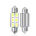 Pikkukuva 1 / 5: 4 kpl C5w led 36mm 5630 SMD 6 LED-polttimo Lamppu Kupoli Festoon C5w Led DC 12V Valkoinen Auto