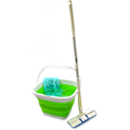 Miniatyrbild 3 av 5: 11L (2,9 gallons) hopfällbar rektangulär hink (1, grön)