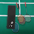 Miniatyrbild 3 av 5: Återanvändbar racketväska badmintonväska bärbar racketväska enkelaxlad badmintonväska för utomhusförvaring