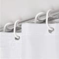 Miniatyrbilde 5 av 5: Dusjforheng Mugg og Muggbestandig Solid White, 180 x 180 cm (71 x 71 tommer) | 100 % polyester