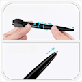 Miniatyrbillede 3 af 5: Svar pen roterende unisex pen ABCD svær at vælge møde kedsomhed passere tiden spinning pen (Hvid)