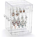Miniatyrbillede 1 af 3: Akryl Øreringeholder Øreringe Display Stand Opbevaring Øreringeholder