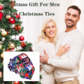 Pikkukuva 5 / 5: Joulukravatit miehille, miesten joulukravatti joulupukkikravatit joulukravatit juhlakaulakorut lomakravatit Black green Christmas tree