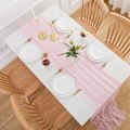 Miniatyrbilde 3 av 5: Chiffon bordløper - 300 x 70 cm - Rosa