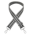 Miniatyrbild 1 av 5: Bred axelrem, justerbar ersättningsbälte gitarr stil crossbody handväska axelrem 1