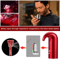 Miniatyrbild 2 av 5: Elektrisk vinluftare, smart automatisk vindispenser, filterluftare och karaffpip, med vakuumvinpropp (Lucky Red) Red