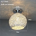 Miniatyrbild 2 av 5: Modern Mini Taklampa Taklampa med Aluminiumskärm för Garderob, Hall, Sovrum och Vardagsrum