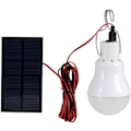 Miniatyrbilde 1 av 5: Generisk solcelledrevet LED-spotlys bærbar LED-pære sollampe med 0,8W solpanel