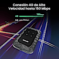 Miniatyrbilde 2 av 5: 5G Bærbar Mobil Hotspot Router, 2100mAh Batteri, Plug and Play, Egnet for Reiser