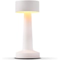 Miniatyrbillede 1 af 5: Bærbar LED-bordlampe, 3-trins lysstyrke metal skrivebordslampe, 3 farver berøringskontrol genopladelig lampe, natlys, sengebordslampe (hvid)