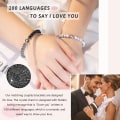Miniatyrbillede 3 af 5: Jeg elsker dig armbånd par gaver til min kæreste, kæreste, mand, min kærlighed, soulmate, forlovede jubilæum Valentinsdag fødselsdag julegave Man