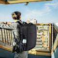 Miniatyrbillede 5 af 5: Flykabine Rejsetaske Rygsæk 30L-40L, Stor Anti-Tyveri Håndbagage til 17 Tommer Bærbar Computer Vandtæt Sort