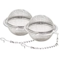 Miniatyrbillede 1 af 5: 2 stk. Tekugle i rustfrit stål, 2,1 tommer, tesi, teinfuser, tefiltre til te