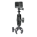 Miniatyrbillede 2 af 5: Motorcykel Styrholder til Insta360 One X3/X2/One RS, GoPro Hero 12/11/10/9/8/7