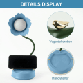 Miniatyrbillede 3 af 5: Børne skrivebordslampe, Sky dæmpbar LED bordlampe med 3 farvetemperaturer, genopladelig skrivebordslampe med berøringssensor og fleksibel arm blue