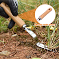 Miniatyrbillede 4 af 5: Manuel Planter, Manuel Luge-Ukrudtsfjerner i Rustfrit Stål, Havearbejde Spade Mælkebøttetrækker (1 stk)