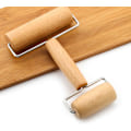 Miniatyrbillede 4 af 5: 1 stk Trærullestok, Trædejrullestok, Non-Stick Dejrullestok, Dejbage RuLLEStok Til Fremstilling af Bagværk, Tortillaer, Pizzaer, Dobbelt-Endet
