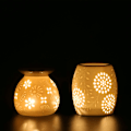 Miniatyrbilde 4 av 5: Aroma lampe telysholder duftlampe laget av keramikk med lys skje