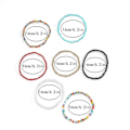 Miniatyrbild 3 av 4: 7-pack Färgglada Små Pärlor Bohemia Armband Elastiskt Armband Set Smycken Tillbehör