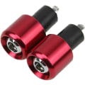 Miniatyrbillede 2 af 5: 2 stk. 7/8 tommer 22mm motorcykel styr endeprop Red