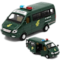 Pikkukuva 1 / 5: Uusi seosvetävä 1:32 ambulanssipakettiauto, pelastusajoneuvolelut, lasten pakettiautolelut, simulaatioääni ja valo Leikkiautot green