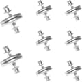 8Pack Magnetiska Gardiner Clips Magneter - Duschdraperi Tillbehör