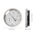 Miniatyrbilde 2 av 4: Analog værstasjon 3i 1i, Ø132mm - Barometer, termometer, hygrometer