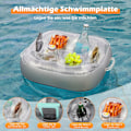 Miniatyrbillede 2 af 5: Oppustelig Drikkeholder - Robust Struktur til Pool, Drikkevarer, Snacks og Smartphone Holder - Fremstillet af Høj Kvalitets PVC med en Tykkelse på 0,6 mm - Ideel