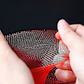 Miniatyrbillede 3 af 5: 100 stk. Genanvendelig Netpose, nylon Netpose til Grøntsager, Net til Frugt og Grøntsager, Til Æggenetpose