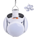 Miniatyrbild 1 av 5: Solcellsdriven Multifunktionell Nöd-LED-Lampa med USB-Laddning, Vikbar Lampa, Utomhus LED-Lampor Perfekt för Strömstörningar, Tältcamping