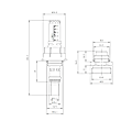 Miniatyrbillede 4 af 5: Gulvvarme flowmeter til vandgulvvarmemanifold, vandflowindikator