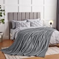 Pikkukuva 3 / 5: Pehmeä viltti, pörröinen viltti, fleece-viltti, sohvaviltti, 150 x 200 cm, lämmin viltti, sohvahuopa, harmaa viltti, pehmeä sohvanheitto, XL
