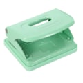 Miniatyrbillede 3 af 3: 2-huls papirklips, metalhuller med 8 ark kapacitet, justerbar hulstanser til kontor- og husholdningsartikler, grøn Green