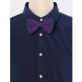 Miniatyrbillede 3 af 5: Mænds Forbundne Butterfly Justerbar Hals Solid Farve Strikket Butterfly Purple