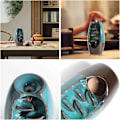 Miniatyrbillede 4 af 5: Tilbageflow Røgelseholder Vandfald Røgelsebrænder Kegle Røgelsebrænder Røgelsespindeholder Keramik Aromaterapi Ornament Hjem Decor