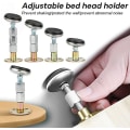 Miniatyrbilde 3 av 5: 4 stk. seng ramme anti-shake verktøy seng side plugger justerbar gjengbar fikser roterende roterende hode for seng møbler hjem skap veggmontering (65-92mm)