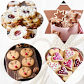 Miniatyrbilde 4 av 5: 12 stk kakeform i rustfritt stål, hjerte, blomst, rund, stjerneform, kakeform i metall for kjøkkenbaking, bursdag