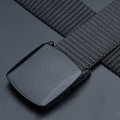 Miniatyrbillede 2 af 4: Militær Taktisk Bælte til Mænd og Kvinder Nylon Bælte Heavy Duty Hurtig Udløsning Metalfri Lærred Spænde Bælte (Sort, 110cm)