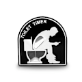 Pikkukuva 1 / 5: Minuutin WC-tiimalasi, tiimalasi luova WC-tiimalasi, kotipuutarhan sisustusekoju, isän lahja, hauskat lahjat miehille, aviomiehelle (Style-1)