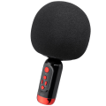 Miniatyrbild 1 av 5: Bluetooth Karaoke Mikrofon med TWS Duet Bluetooth 5.0 Inbyggd Högtalare Bärbar Handhållen Mikrofon Stöd TF