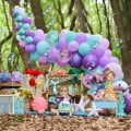 Miniatyrbillede 5 af 5: Balloner 30 stk., 12 tommer lilla blågrøn konfetti latex ballon til havfrue tema fødselsdagsfest dekorationer baby shower picnic telt fest dekorationer