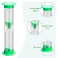 Miniatyrbilde 4 av 4: 6 robuste timeglass, 30 sek, 1 min, 2 min, 3 min, 5 min, 10 min